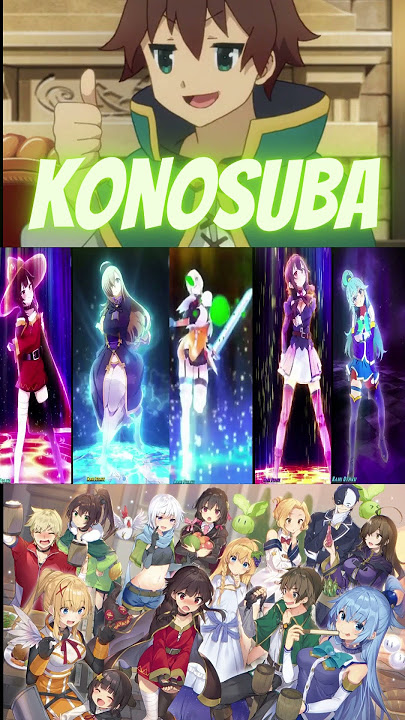 AI animation Dance Bali bandits Roll'n Rock AQUA YUNYUN WIZ MEGUMIN  DARKNESS  #konosuba