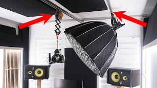 $150 Ceiling Rail System for Video Studio Lighting, Microphones, Camera,