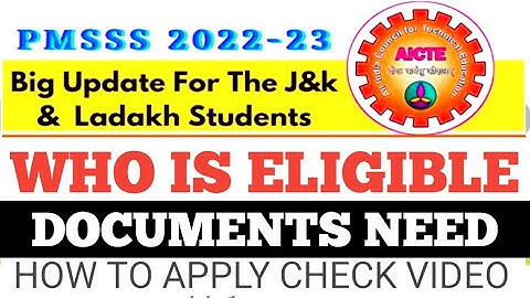 PMSSS 2022 SCHOLARSHIP ELIGIBILITY? DOCUMENTS NEED?