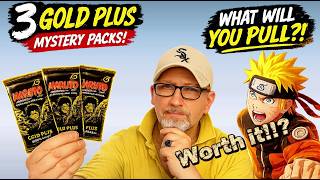 Can 3 GOLD PLUS Naruto Mystery Packs Beat the Odds! 😳🔥#naruto