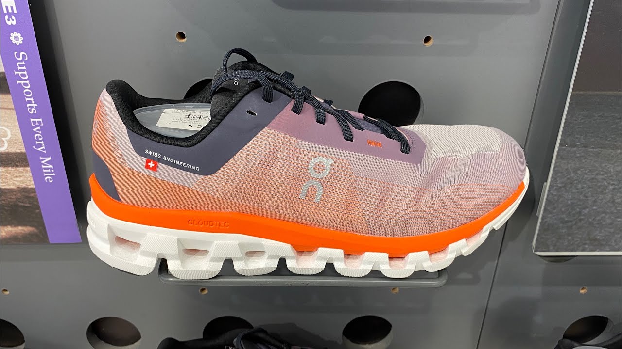 On Cloudflow 4 Quartz/Flame Orange Running Gym Activewear Shoes Men Size 12.5 Amazon.com | ON Cloudflow 4 Men main image 4