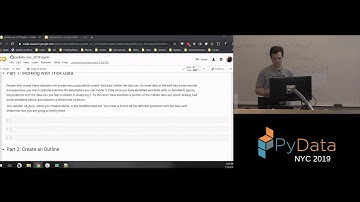 Michoel Snow, Hillary Green-Lerman: Hacking the Data Science Challenge | PyData New York City 2019