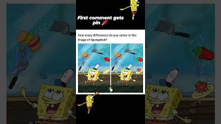 Spot the differences Level 240. shorts viral cool spotthedifference pictures spongebob fun