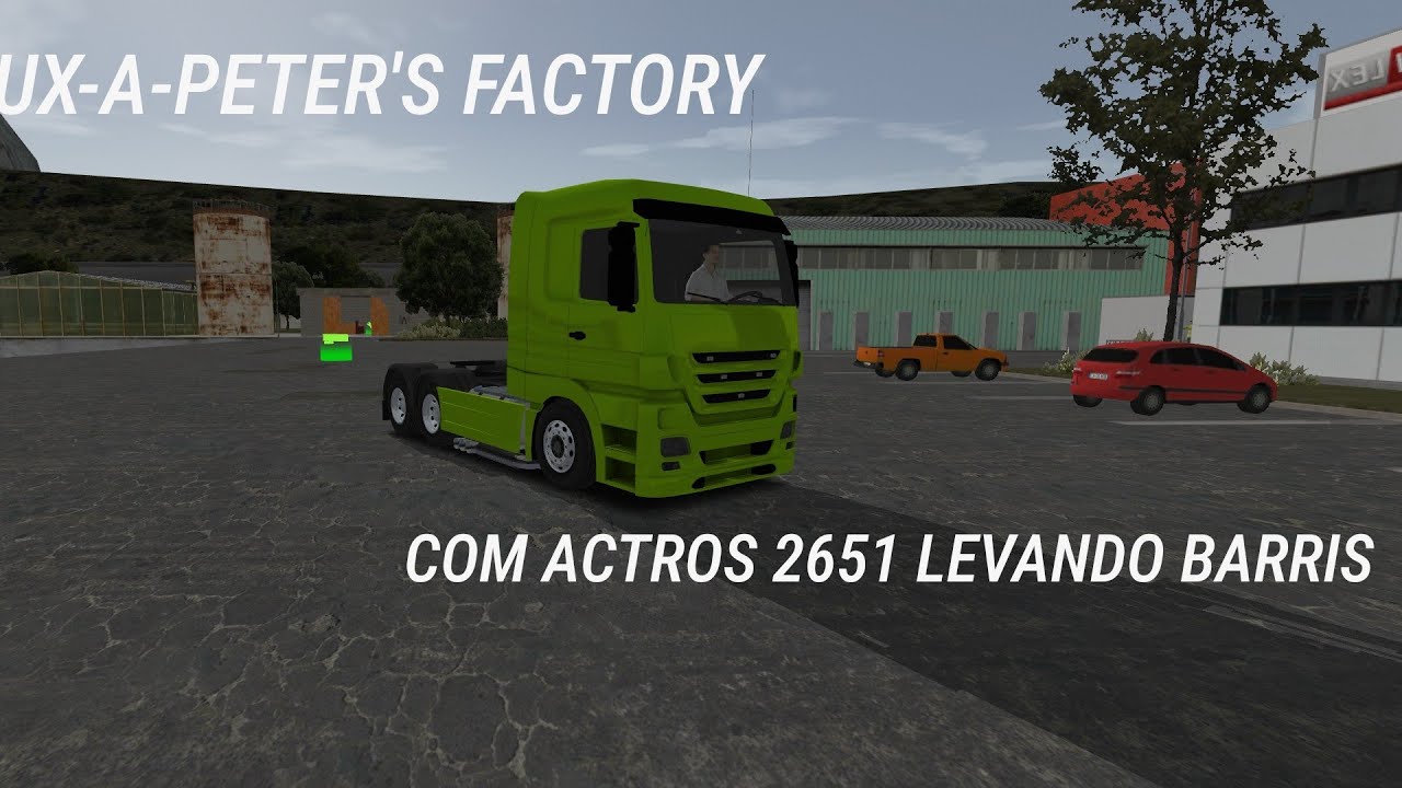EURO TRUCK DRIVER EVOLUTION transportando Barris de BORDEAUX A PETER'S
