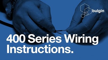 Bulgin 400 series wiring instructions