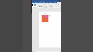 How to change shape color in MS word