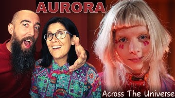 AURORA - Across The Universe (The Beatles cover) (REACTION) with my wife