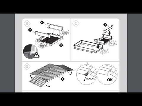 Ferplast Rabbit Cage Krolik 160 Assembly Instructions / Manual