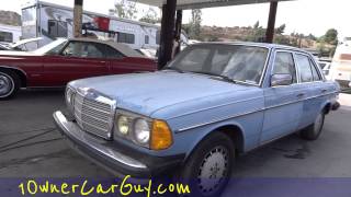 Auto Detail Buff & Polishing Restoration Wash Degrease ~ Mercedes Benz 300D W123 *Before #1*