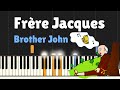 Frère Jacques for Piano Beginners: 3 Ways to Play – Melody, Canon & Full Chords 🎵