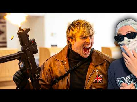 Convincing A Stranger To Rob A Bank | adri reacts