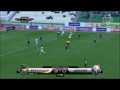 Odil Akhmedov's goal. FC Krasnodar vs Dynamo | RPL 2015/16