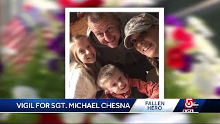 Slain officer, local woman remembered during vigil