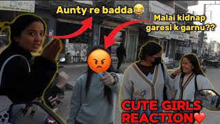 “Calling cute girls Aunty” prank 😂😂 @Chunuvlogs