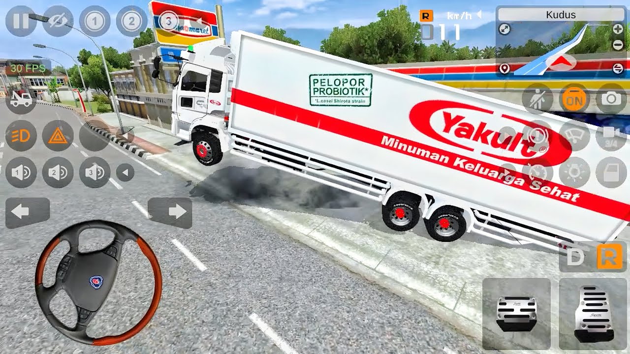 Game Truk UD quester Muatan Yakult Memdadak Mau Terbang l Bus Simulator Indonesia