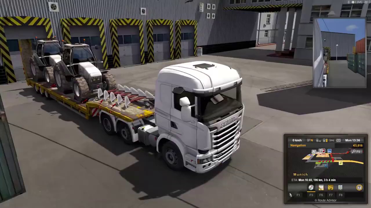 ETS2 Indonesia Ep 1 Belajar nyetir truk  di jalan tol 