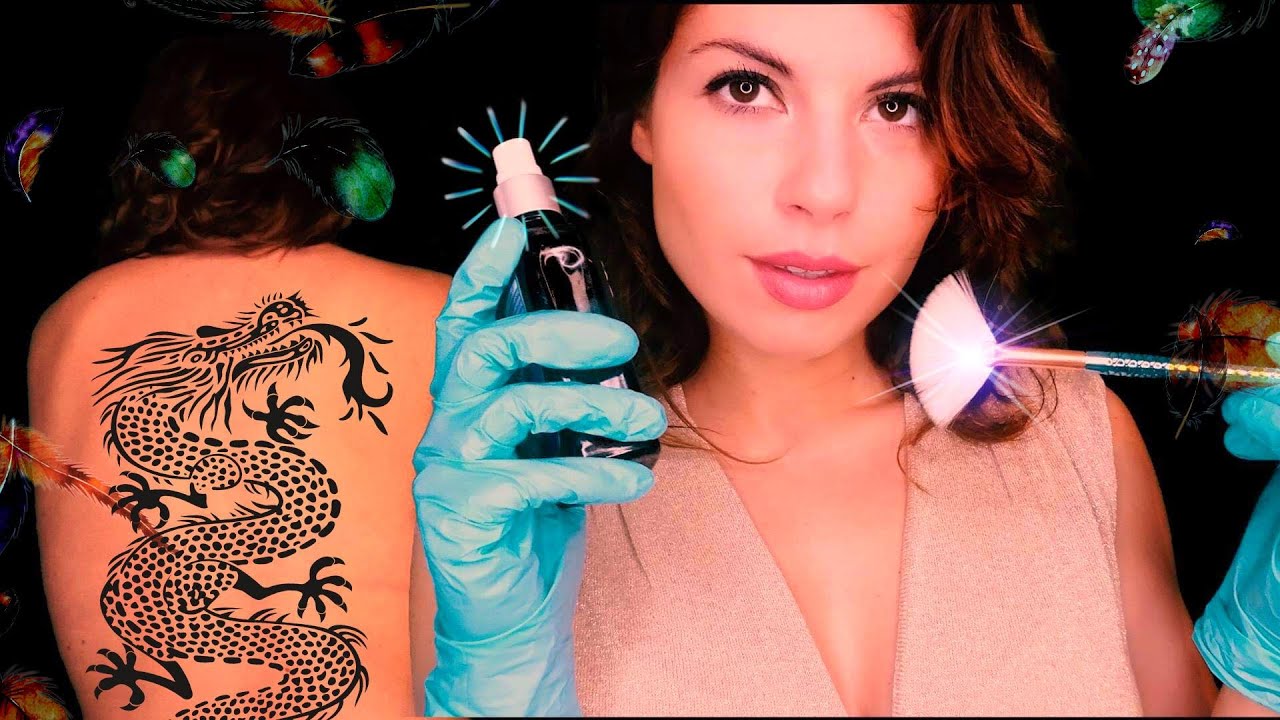 SARAH'S TINGLY BACK MASSAGE with Latex Gloves (RELAX AND SLEEP)