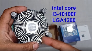 Unboxing Intel Core i3-10100F