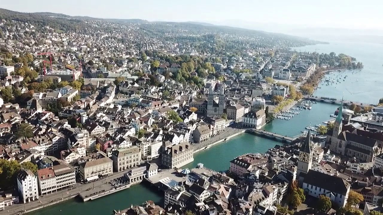 Aerial Views of Zürich 1 - YouTube