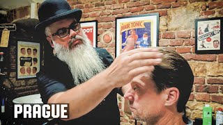 💈 Razor Haircut & Southern Hospitality from the American Barber in Prague | Czech Republic