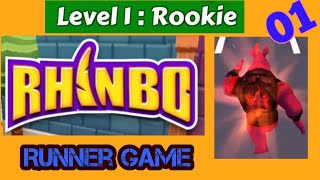 Rhinbo  Runner  Game  Gameplay : ₩ 01 screenshot 3