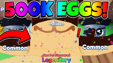 I HATCHED 500,000 EGGS AND THIS HAPPENED... In Mining Simulator 2!