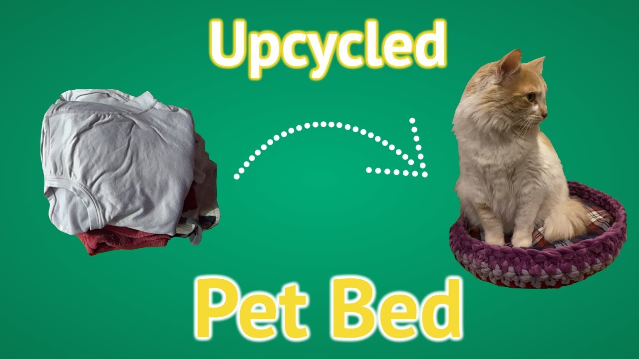 How to Make an Upcycled Pet Bed Out of Old Clothing YouTube
