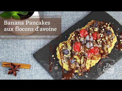 banana-pancake-aux-flocons-d'avoine---thegoodmiam