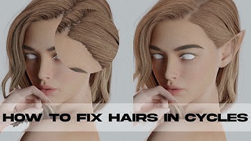 HOW TO FIX DAZ3D HAIRS IN BLENDER 3D (CYCLES)