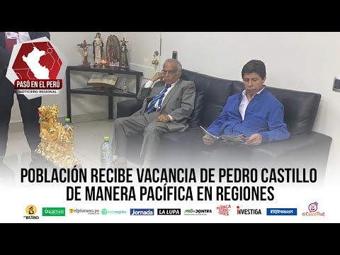 Población recibe vacancia de Pedro Castillo de manera pacífica | Pasó en el Perú