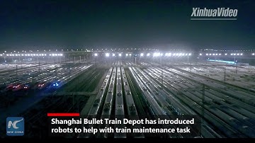 Robots help with Shanghai