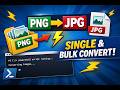 How to Convert PNG to JPG in Seconds (Single & Bulk Methods)