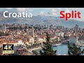 Split Croatia 🇭🇷 4K Ribarnica Fish Market Marjan Hill Walking Tour