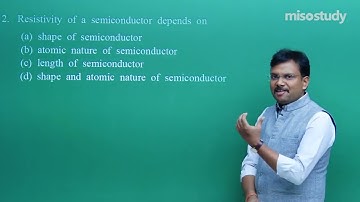 JEE Physics | 28. Semiconductors | JEE Main Pattern Question Exercise | In English | by Misostudy