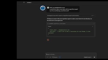 Salesforce Agentforce MCP with Claude Interface