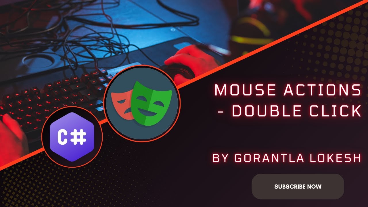 [2024] Part 15: Mouse Actions - Double Click using playwright C# | # ...