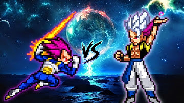 Vegeta DBS V2 OP (all form) VS Gogeta Ultra Ego Instinct OP in Jump Force Mugen