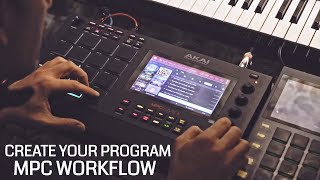 AKAI MPC LIVE 2 FULL WORKFLOW Guide / CREATE YOUR PROGRAMS / Start from a loop, Arrange and Perform