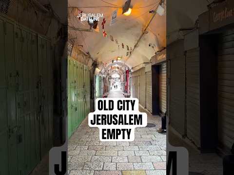 Inside Jerusalem’s Silent Streets What Happened to the Holy City  #christiannews #cbnnews
