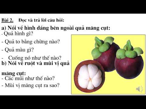 Tiếng việt lớp 2 (TLV) tuần 28, bài: Đáp lời chia vui, tả ngắn về cây cối