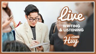 Writing Test Walkthrough July 31st +| Listening Part 1 with Huy Forum THE FORUM CENTER
