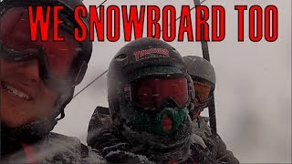 Snowboarding Eldora Ski Resort Opening Week