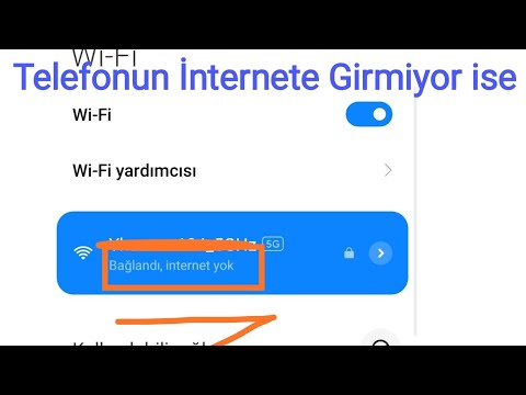 Bağlandı internet yok hatası ( internet kullanılamıyor hatası  ) Neden olur Çözümü. Wifi internetyok