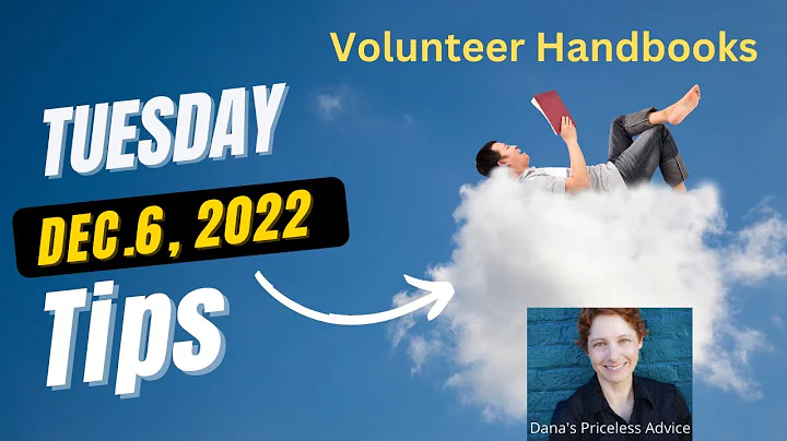 #TuesdayTips "The Why and How Part 1: Volunteer Ha...