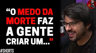 imagem do vídeo "COMO ASSIM EU VOU MORRER? com Carlos Ruas (Um Sábado Qualquer) | Planeta Podcast #shorts