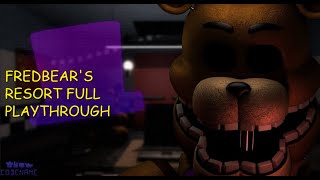 FNaF : Fredbear's Resort - Nights 1-5   No Deaths! (No Commentary)
