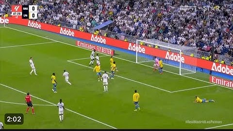 ملخص مباراة ريال مدريد ولاس بالماس