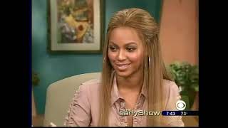 beyonce Early Show Interview 2003