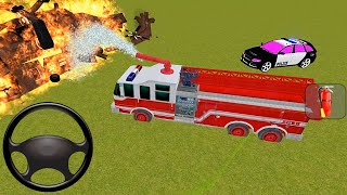 Fire Truck Rescue Simulator 3D -  Firefighter Emergency Truck Driver #7 - Android Gameplay screenshot 5
