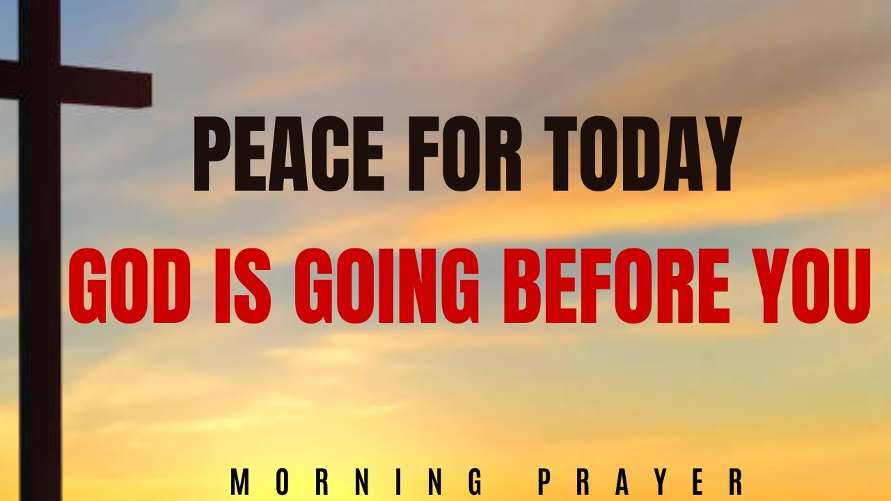 Утренняя молитва о мире | Отпустите тревоги и полагайтесь на Божью силу